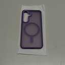 Rayboen for Samsung Galaxy S24 Case Magnetic, [Compatible with Magsafe] Shockproof Protective Slim Fit Skin Feel Phone Cover for Galaxy S24 with Translucent Hard Back & Soft Edge, Matte Purple