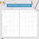 3 x 2025-2026 Weekly & Monthly Planner Refill, Planner Inserts with Monthly Tabs, Size 4, 5.5"x8.5", July 2025 - June 2026, 7-Hole Punched
