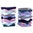 24 Pack Baby Washcloths - Ultra Soft Absorbent Wash Cloths for Baby and Newborn, Gentle on Sensitive Skin for Face and Body, 8" by 8" Multicolor
