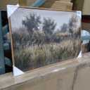 Vintage Landscape Framed Canvas Wall Art, Rustic Farmhouse Landscape Canvas Prints Aesthetic Wall Decor for Living Room, Cottagecore Wall Art Pictures for Bedroom Office (10"L x 8"W)