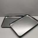 TeamFar Baking Sheet, 20’’×14’’×1’’, Cookie Sheet Half Sheet Baking Pans Stainless Steel, Non Toxic & Healthy, Heavy Duty & Thick Gauge, Mirror Finish & Dishwasher Safe - 2 Piece
