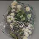 ASTRYAS 10Pcs Beige Artificial Flowers +Small Flowers Fake Mums Floral Stem, Silk Mini Faux Kiku Flower Bulk Pom Pom Chrysanthemum Floral Arrangements for Vase Home Wedding Modern Farmhouse Decor