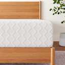 Signature Design by Ashley Queen Size Chime 10 Inch Medium Firm Memory Foam Mattress with Green Tea & Charcoal Gel for Pressure Relief, Fiberglass Free, Mattress In A Box