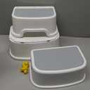 Toddler Step Stool,2 Step Stools for Kids with AntiSlip Surface and Rubber Bottom, Kids Step Stool Poop Stool for Toilet Potty Training, Bathroom, Kitchen(Include 2 Ducks)