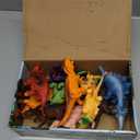 Kimicare Kids Dinosaur Figures Toys, 18 Pcs Plastic Dinosaur Toys for Kids 3-5, STEM Educational Realistic Dinosaurs Figurine Playset for Toddlers, Dino Toy Birthday Gifts Christmas Stocking Stuffers