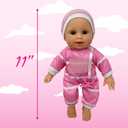The New York Doll Collection 11 inch Soft Body Baby Doll in Gift Box - 11" Doll Toy for Kids, Boys, Girls and Toddlers - Baby Doll Pacifier Accessory Included