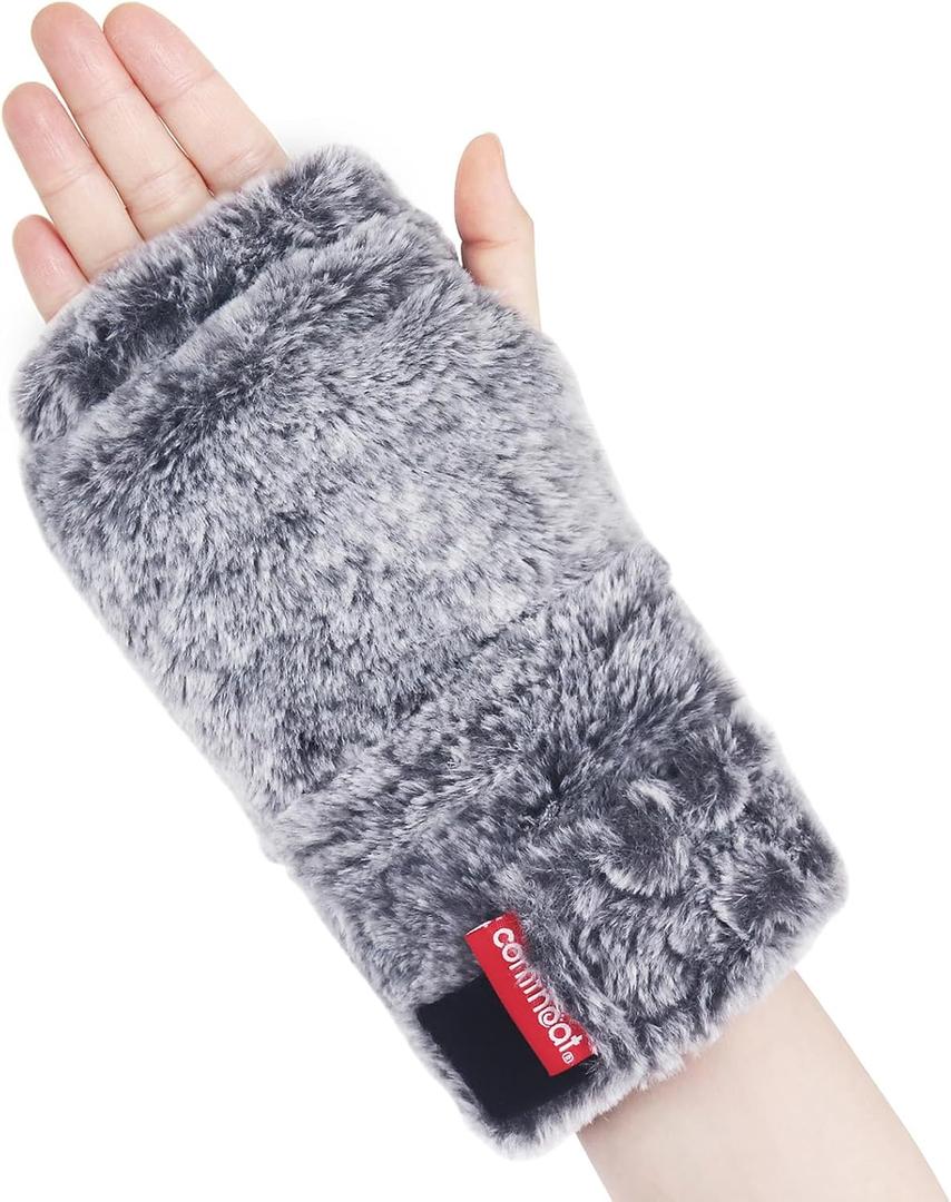 Microwavable Heated Mitten for Carpal Tunnel Relief, Moist Heat Therapy Hand Heating Pad for Arthritis Pain, Stiff Joints, Tendonitis, Natural Heating Glove for Women and Men