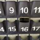 Numbered Cell Phones and Calculator Holder Classroom Pocket Chart Wall Door Hanging Organizer for Sundries (36 Pockets with Digital)