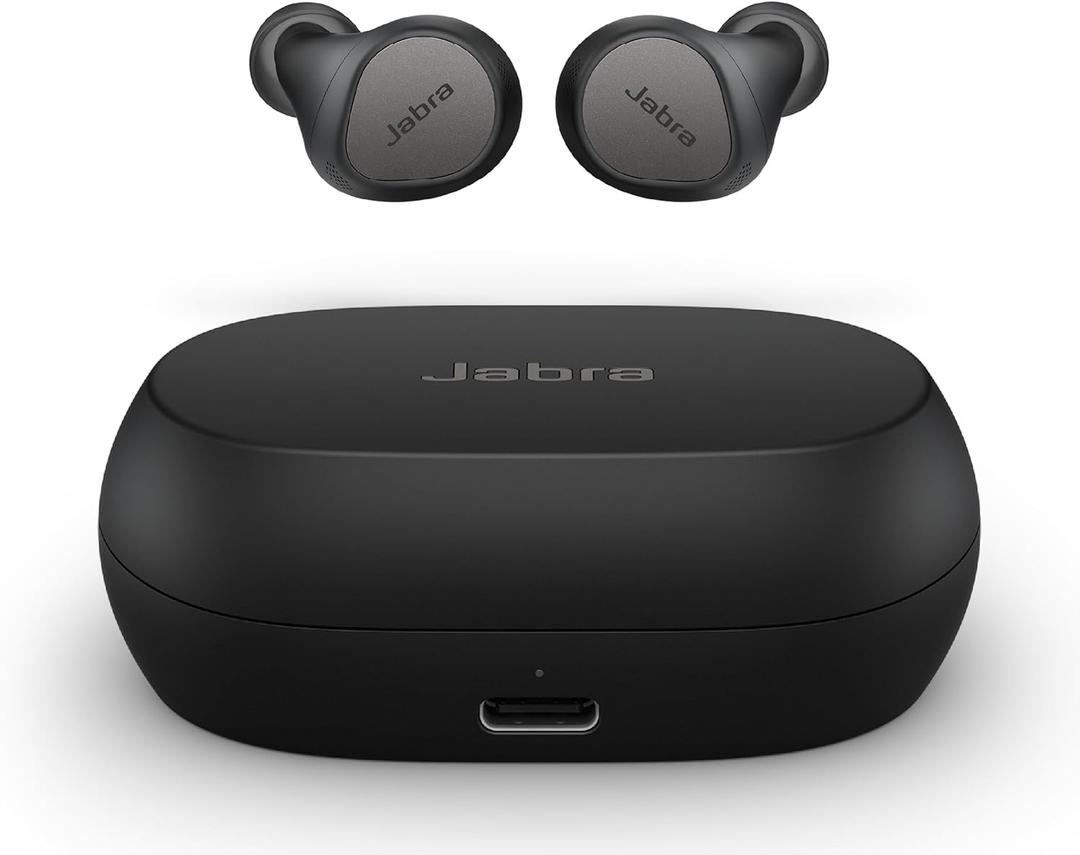 Jabra Elite 7 Pro in Ear Bluetooth Earbuds - Adjustable Active Noise Cancellation True Wireless Buds in a Compact Design MultiSensor Voice Technology for Clear Calls - Titanium Black