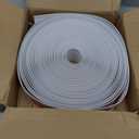 Vinyl Baseboard Molding Trim 3 Inch x 100 Feet Peel and Stick Baseboard Trim Flexible PVC Cove Base Moulding Self-Adhesive Trim for Garage Bathroom Cabinet Floor Walls, White