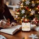 28oz Scented Candles Set, 4Pack Floral Chirstmas Halloween Candles 7oz Candle, Birthday Gifts for Women Long Lasting Soy Wax Candle Non Toxic for Home Decor Aromatherapy, Rose/Lemon/Gardenia/Lilac