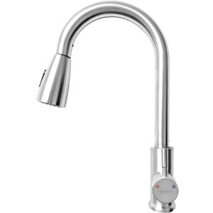 Kitchen Faucet Commercial Grade with Pull Down Sprayer Durable