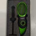 2pc Avocado Tool Set in Box - 3-in-1 Avocado Slicer with Cutter & Pit Remover + Mini Masher - Kitchen Utensil Gift Set for Guacamole Lovers by Xidgets (Zippy Green/Zippy Green)