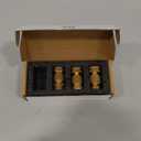 HQMPC Male Garden Hose Quick Connect Solid Brass Quick Connector Garden Hose Fitting Water Hose Connectors 3/4 inch GHT (4 Female+ 4Male)