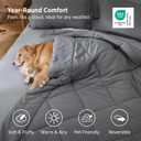 Bedsure Twin XL Comforter Set Reversible Bed Set 5 Pcs Grey/Light Grey