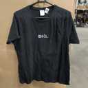 Women's Black Statement Shirt "MEH", XL