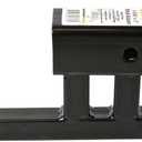 MaxxHaul 70355 1-1/4" to 2" (Fits class II only) Hitch Adapter with 4" Rise and 3-3/8" Drop