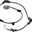 2pc ABS Wheel Speed Sensor Rear Left and Right Compatible with 2009-2019 Toyota Corolla, 2011-2012 Toyota Matrix - 8951602141, 8951602131