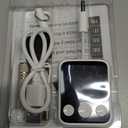 1Mii Bluetooth 5.3 Transmitter Receiver 2-in-1, aptX Adaptive & Low Latency Wireless Audio Adapter for Airplane, Dual Link 2 Devices, 25H Playtime, 3.5mm AUX for TV/Car/Home Stereo/Gym -White