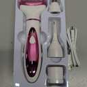 2026 Electric Razor for Women Men,4 in 1 Ladies Wet & Dry Body Razors and Facial Hair Remover,Rechargeable LED Display Hair Removal Kit for Nose Face Body Bikini Hair (Purple)