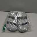 FUNKYMONKEY Women's Comfort Slides Double Buckle Adjustable Plastics Flat Sandals, Size 8