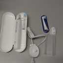 Oral-B iO Deep Clean Rechargeable Electric Powered Toothbrush, White with iO Series 3 Limited, 2 Brush Heads and Travel Case - Pressure Sensor to Protect Gums - 3 Cleaning Settings - 2 Minute Timer (1 Count (Pack of 1))