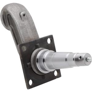 QJZ SP504 - Trailer Spindle for 3500 lbs Axle - #84 E-Z Lube Weld-On - Drop Style (4 in) with Brake Flange Compatible with Bearings Kit: L44649/10 & L68149/11