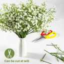 MAQIAHN 20 Baby Breath Artificial Flowers - Babies Breath Flowers Artificial Bulk Faux Flowers Bouquet White Flores Greenery Real Touch Fake Flower Arrangements Wedding Centerpieces Tables Decorations