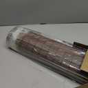 LazBlinds No Drill Bamboo Roman Shades, 34.5" W x 72" H, Malay Walnut