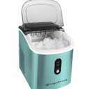 Frigidaire EFIC103-AMZ-SC Counter Top Maker with Over-Sized Ice Bucket, Stainless Steel, Self Cleaning Function, Heavy Duty, Stainless
