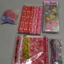 JOYIN 28 Pack Valentines Day Stationery Set Assorted for Kids, with Pencils Sticker Eraser and Rulers, and Holiday Reward Prizes Classroom School Exchange Gift