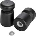 Bloomingville, Black, Mango Wood Salt and Pepper Shakers, Set of 2, Small