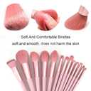 Koccido Makeup Brushes 22 Pcs Makeup Kit, Foundation Brush Eyeshadow Brush Make up Brushes Set (Pink, 22 Piece Set)