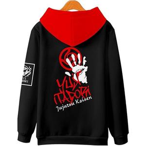 Satoru Pullover Hoodie JJK Cosplay Hoodie 3D Novelty Unisex Hooded, Size 3XL