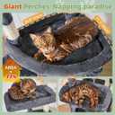 Taoqimiao Heavy-Duty Cat Tree, 71 in Cat Tower for Large Cats 20lbs+