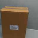 CC Home Furnishings Iridescent Glass Bottle with Acrylic Stopper - 12.5" - Silver and White