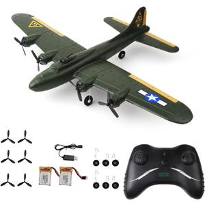 RC Plane Remote Control Airplane RTF 2.4GHz Radio Control B17 Lighting Aircraft for Beginner