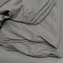 Danjor Linens Bed Sheet Set Queen Size for Hot Sleepers, Hotel Premium Sheets with 4 Pillowcases, Lightweight Brushed Microfiber Deep Pockets, Breathable Cooling 6 Piece Bedding Sets, Light Gray