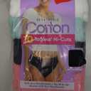Hanes womens High-cut Panties Pack, High-waisted Briefs, Moisture-wicking Cotton Underwear, 10-pack  (9, Solid/Print Mix)