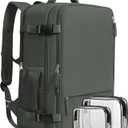 Beraliy Travel Backpack for Men Women, Carry On Backpack, 16 Inch Laptop Backpack, Waterproof Hiking Backpack, Casual Outdoor Daypack College Bag, Olive-green