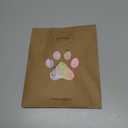 PUPTECK Print Dog Dress Pet Apparel for Birthday with Cute Bowtie Puppy Clothes Outfit, M