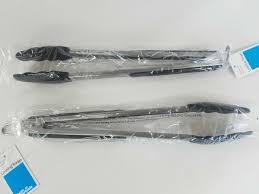 2 Room Essentials Stainless Steel Locking Tongs 15" with Silicone Tips 2 Room Essentials Stainless Steel Locking Tongs 15" with Silicone Tips