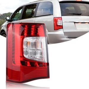 LED Halogen Rear Tail Light Assembly Compatible with 2011-2016 Chrysler Town & Country Left Side 5182531AD 5182531AE CH2800198 (Left Driver Side)
