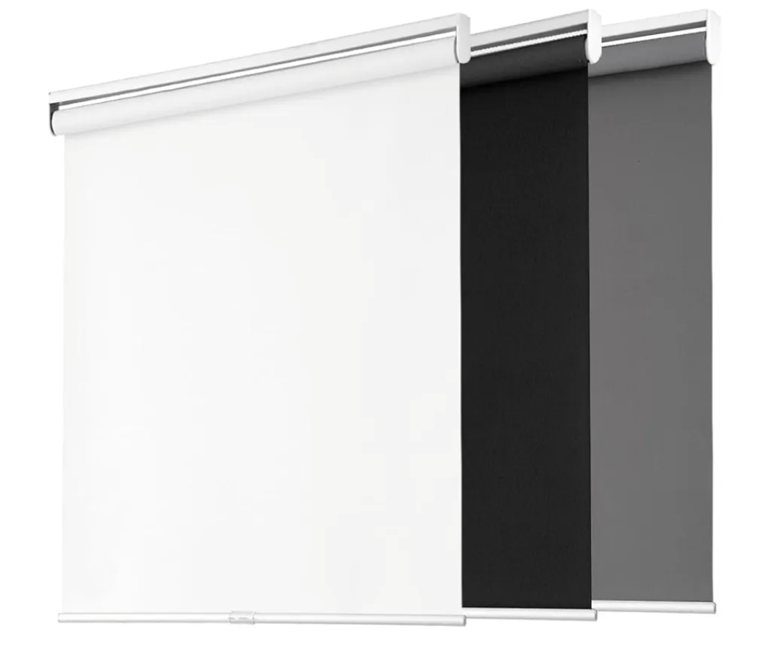Blackout Roller Shades for Windows, Cordless Free-Stop Blinds with Thermal Insulated,UV Protection Fabric. Pull Down Room Darkening Door Blinds for Home, Office Easy to Install(23" W x 72" H,White)