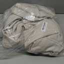 Beige Linen Curtains 96 Inches Long Pinch Pleated 2 Panels Living Room Bedroom Memory Trained Semi Sheer Neutral Flax Pinch Pleat Drapes with Hooks Rings Light Filtering Window Curtain 40x96