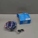 iClever BTH12 Kids Bluetooth Headphones,Colorful LED Lights Kids Headphones Wireless,74/85dBA Safe Volume,85H Playtime,Fast Charging,Bluetooth 5.2,Over Ear,Built-in Mic for iPad/Tablet/Airplane,Blue