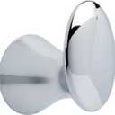 DELTA FAUCET 73835 Lahara Wall Mounted Towel Hook in Polished Chrome (1 Count (Pack of 1))