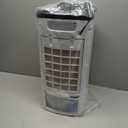 Windowless Air Conditioner with 6 Ice Packs, 3 Modes & 3 Speeds Swamp Cooler Air Conditioner, 12H Timer, 4L Tank for 24H Cooling, Remote, Dual Tank Portable Air Conditioners No Windows Needed