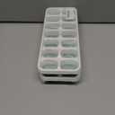 2 x Ice Cube Tray with Lid, 3 Pack Silicone Easy-Release Ice Trays for Freezer, Stackable Ice Cube Molds for Drinks, Cocktails, Whiskey, Coffee - BPA-Free and Odor-Free,Ice Cube Trays for Freezer (Sage Green)