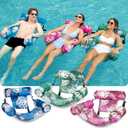 SLOOSH Pool Floats Chairs Adult, 3 Packs Inflatable Lounge Chairs,Blow up Pool Noodles Floats for Adults,Water Floating for Beach Party Summer Water Fun